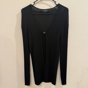 Laundry by Shelli Segal Black cardigan